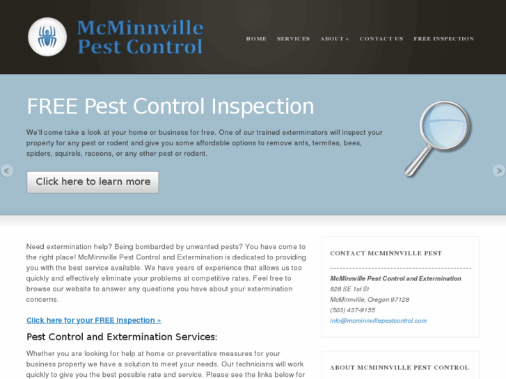 www.mcminnvillepestcontrol.com