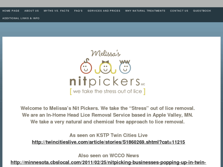 www.melissasnitpickers.com
