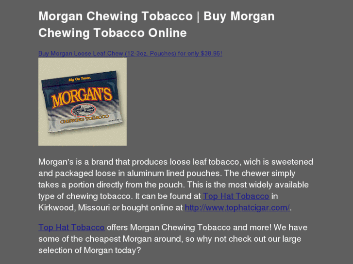 www.morganschewtobacco.com