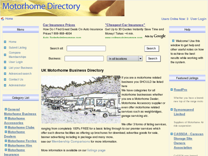 www.motorhomedirectory.co.uk