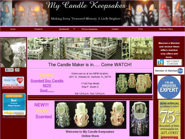 www.mycandlekeepsakes.com