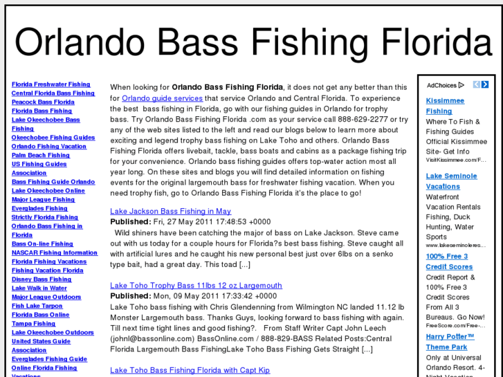 www.orlandobassfishingflorida.com