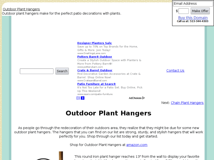 www.outdoorplanthangers.com