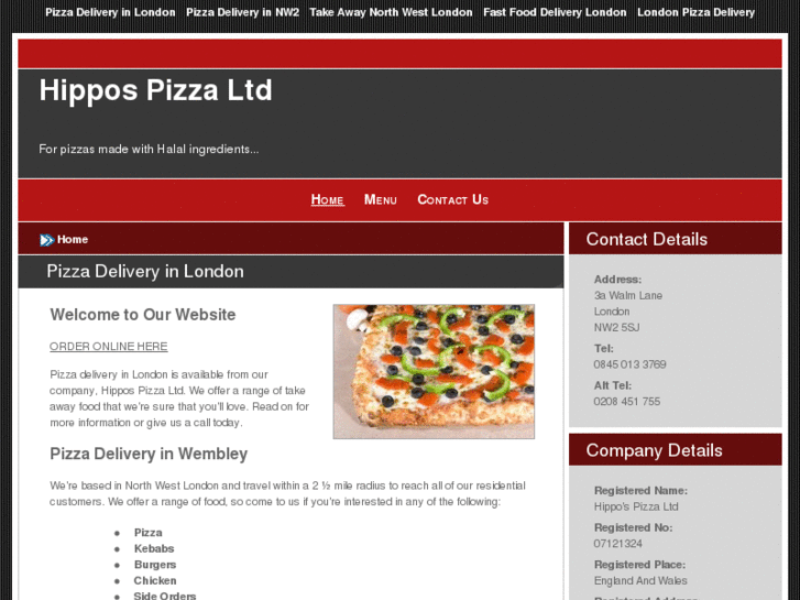 www.pizzadeliverylondon.com