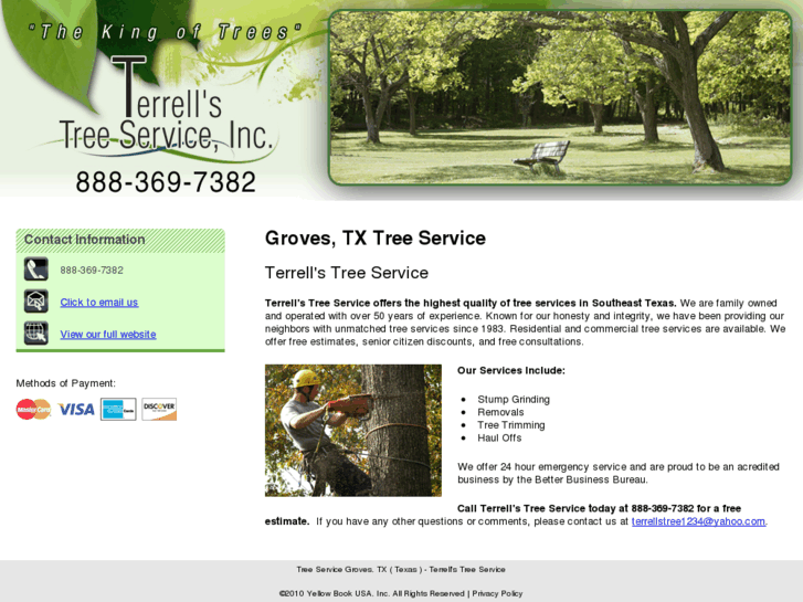 www.terrellstreeservice.net