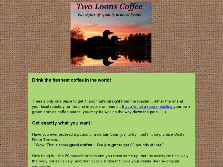 www.twoloonscoffee.com