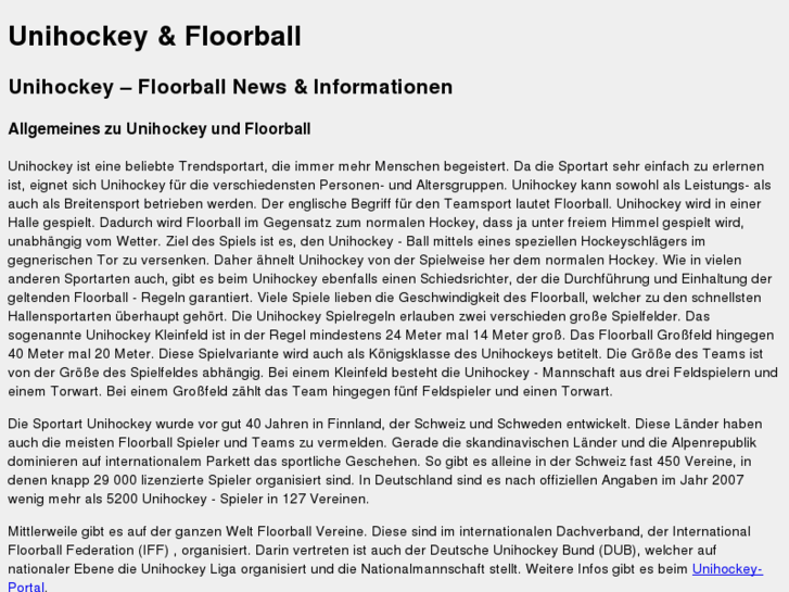 www.unihockey-floorball.com