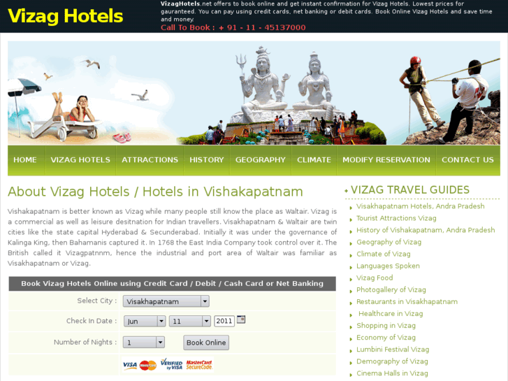 www.vizaghotels.net