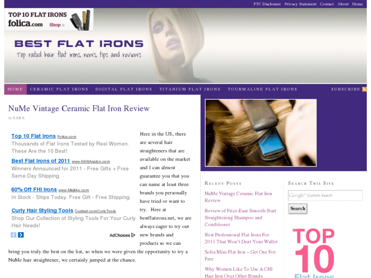 www.bestflatirons.net