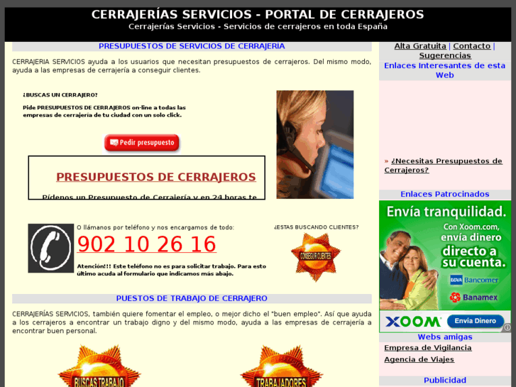 www.cerrajeriaservicios.com