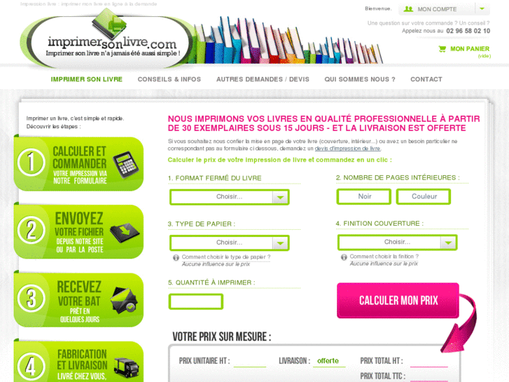 www.imprimersonlivre.com
