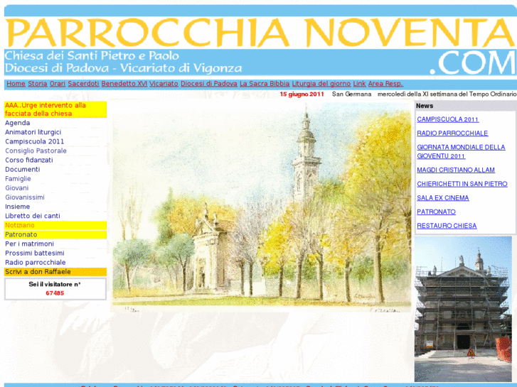 www.parrocchianoventa.com