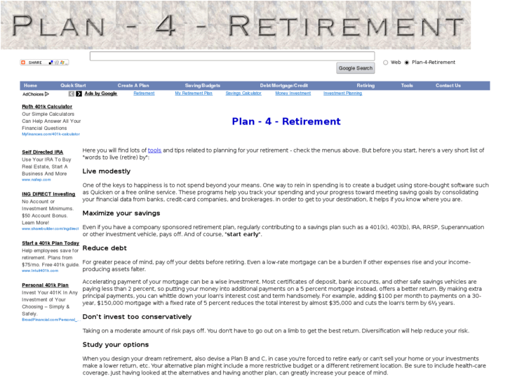 www.plan-4-retirement.com