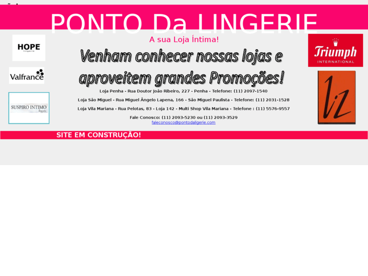 www.pontodalingerie.com