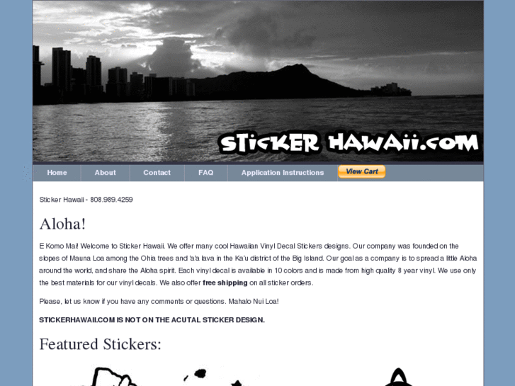 www.stickerhawaii.com