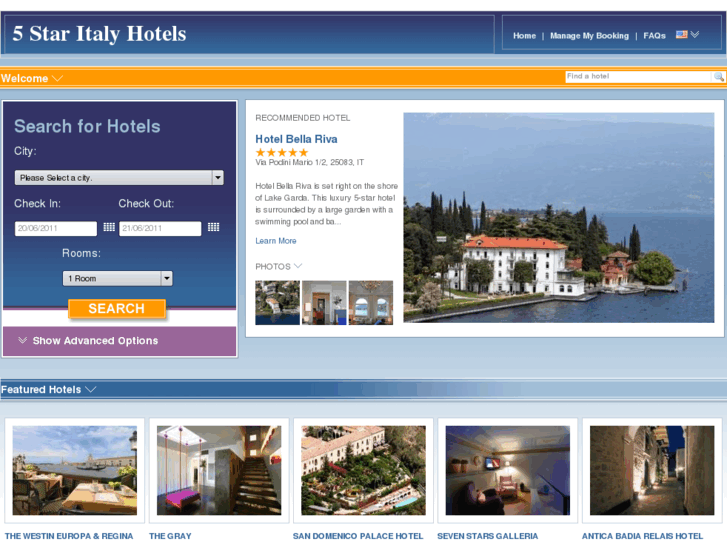 www.5staritalyhotels.com