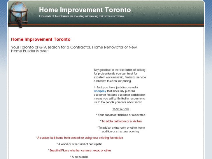 www.homeimprovementtoronto.info