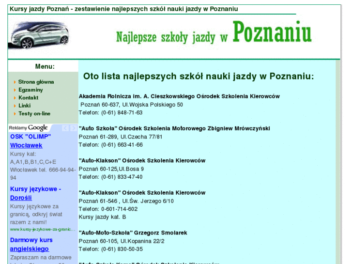 www.kursyjazdy-poznan.com