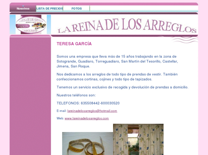 www.lareinadelosarreglos.com