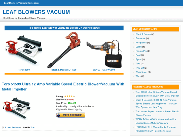 www.leafblowersvacuum.com