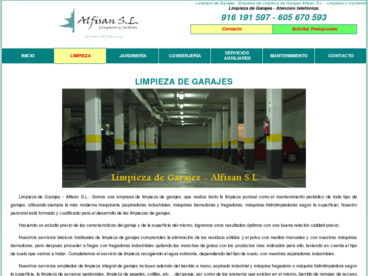 www.limpiezadegarajes.es