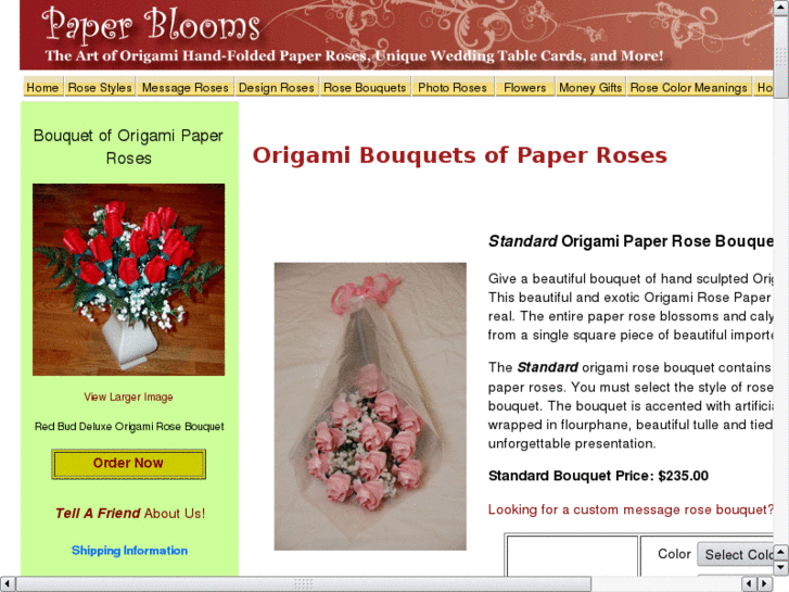 www.origamibouquets.com