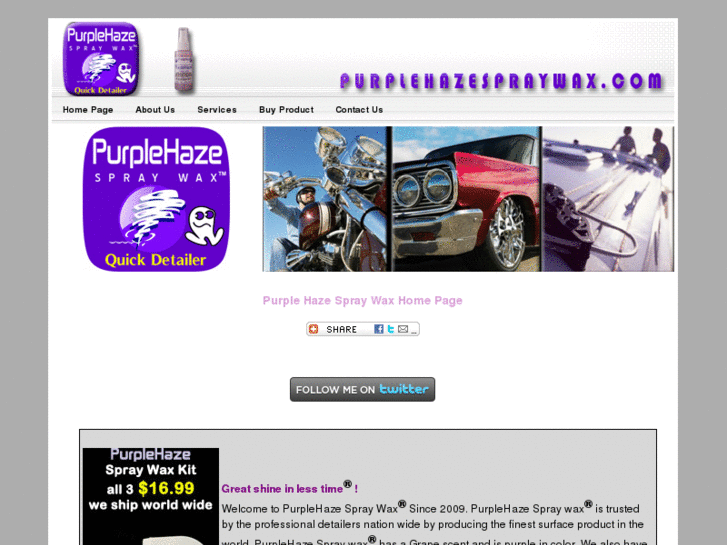 www.purplehazespraywax.com