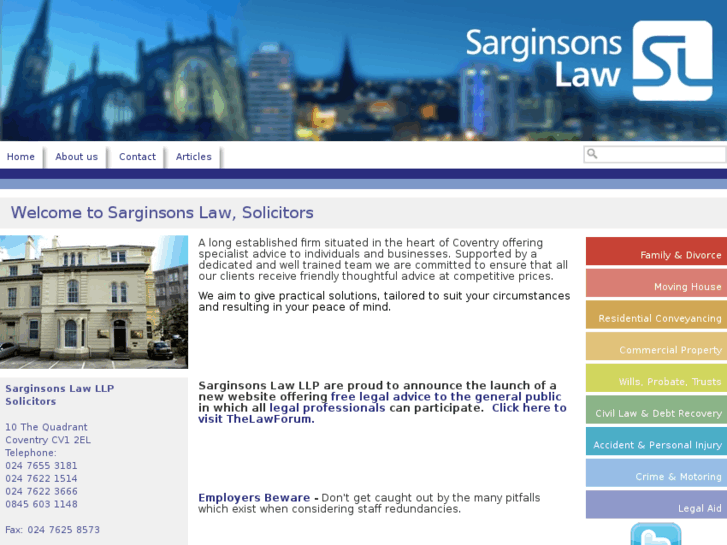 www.sarginsonslaw.com