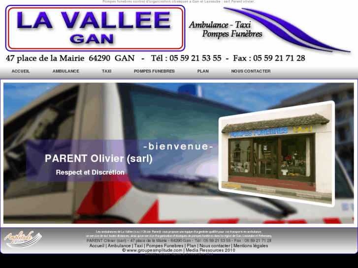 www.ambulance-lavallee-gan.com