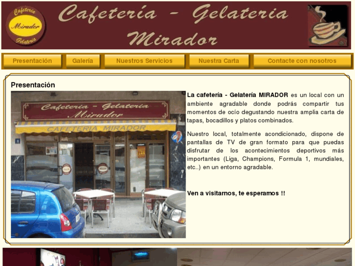 www.cafeteriamirador.es