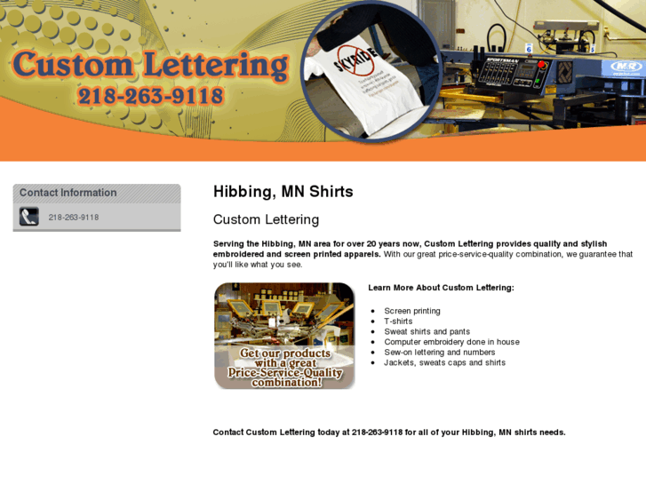 www.customletteringhibbing.com