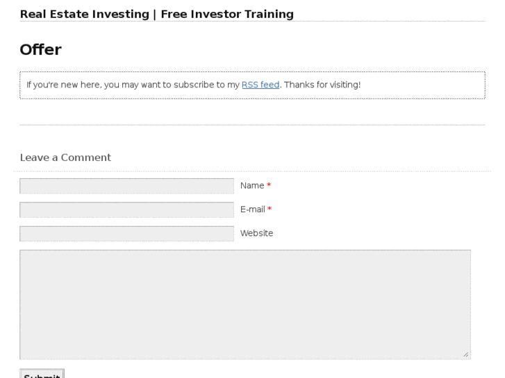 www.freeinvestortraining.com