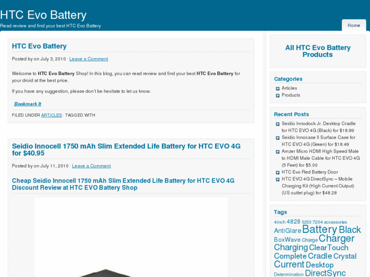 www.htcevobattery.com