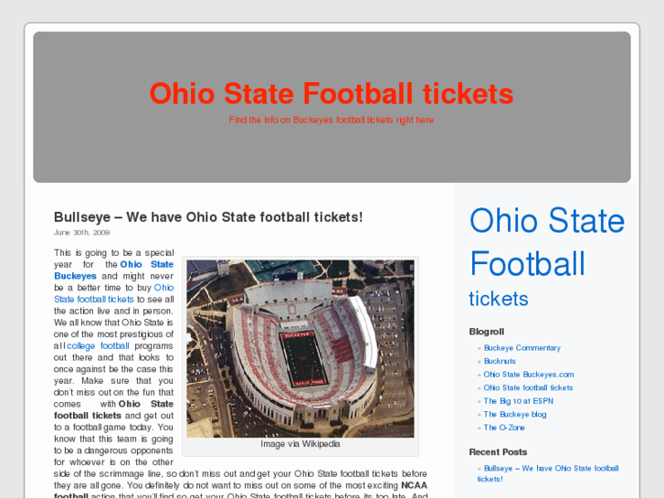 www.ohiostatefootballtickets.info