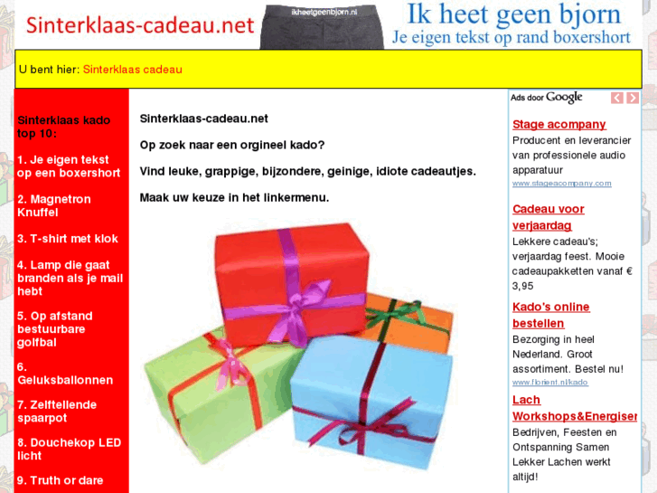 www.sinterklaas-cadeau.net