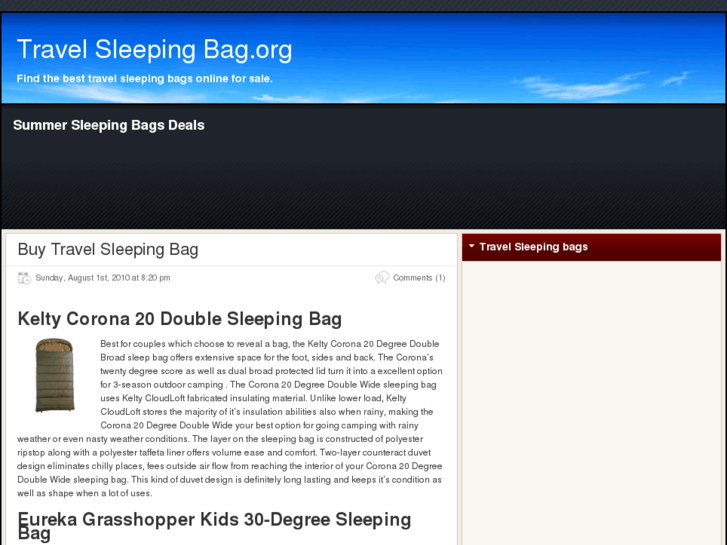 www.travelsleepingbag.org