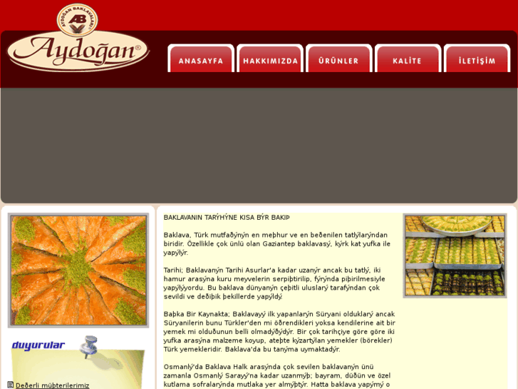 www.aydoganbaklava.com