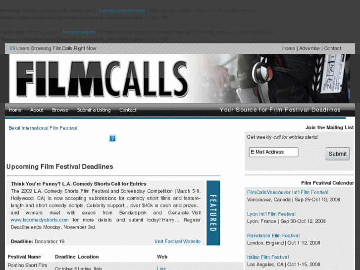 www.filmcalls.com