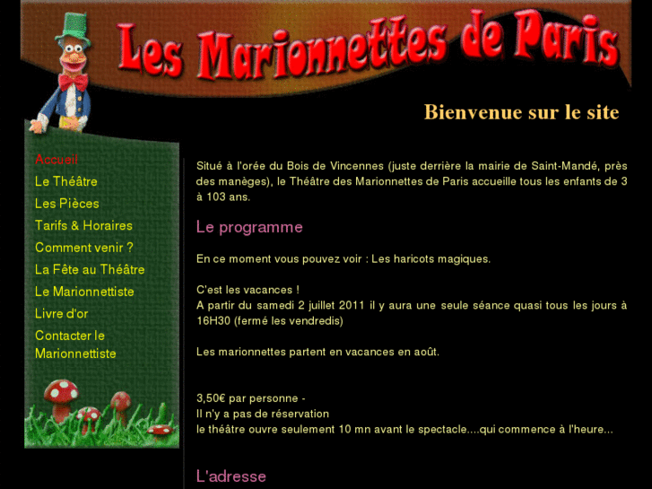 www.lesmarionnettesdeparis.com