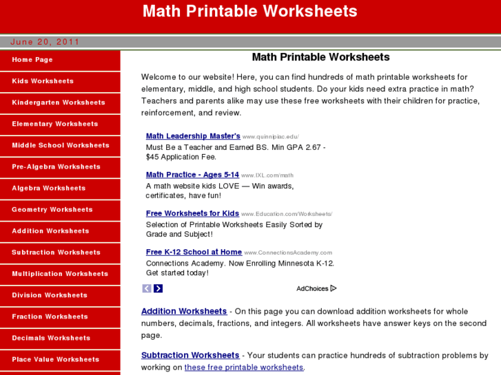 www.math-printable-worksheets.com