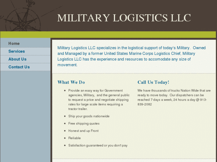 www.militarylogisticsllc.com