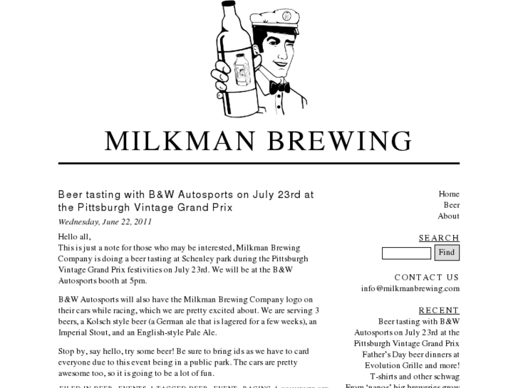 www.milkmanbrewing.com