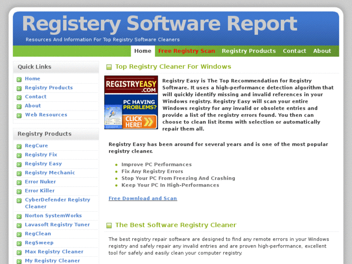 www.registrysoftwarereport.com