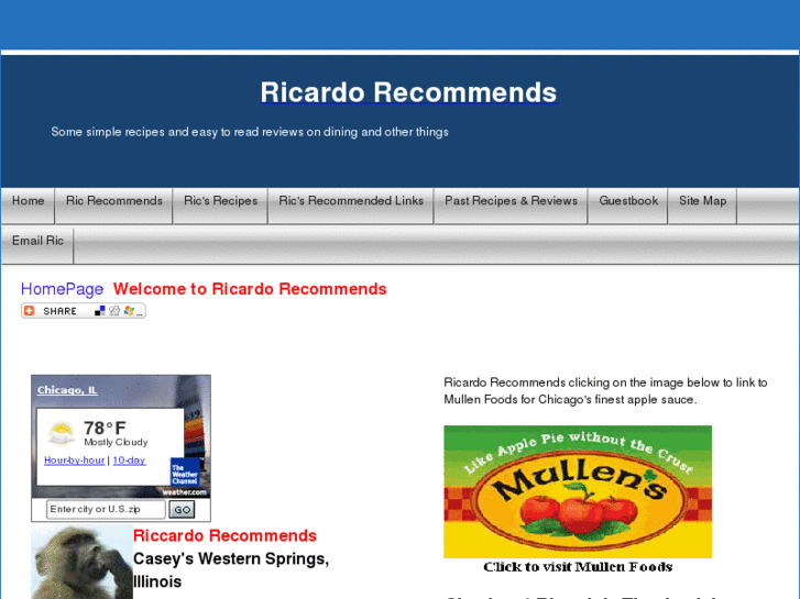 www.ricardorecommends.com