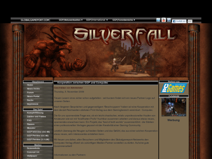 www.silverfall-game.de