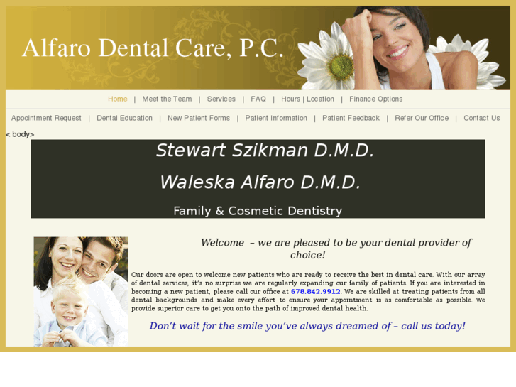 www.alfarodentalcare.com