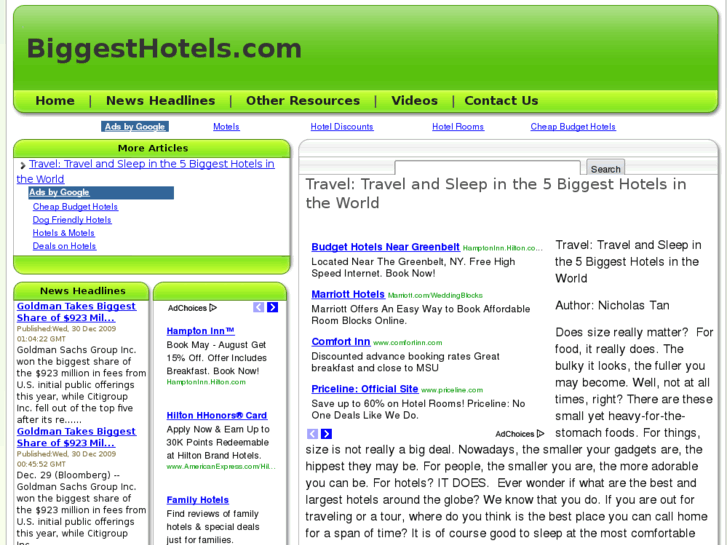 www.biggesthotels.com