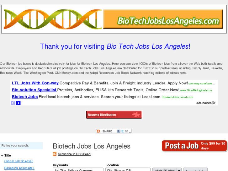 www.biotechjobslosangeles.com