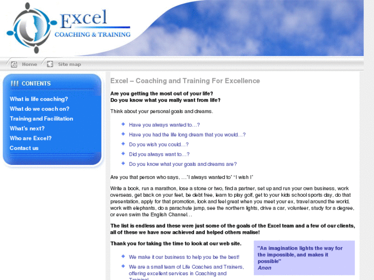 www.excelcoachingandtraining.com