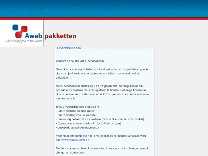 www.goeddoel.com